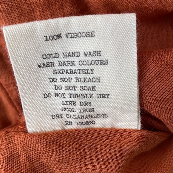 🎉HP🎉EUC🍁 Vintage Spell Gypsy Dancer Gown in Maple size medium - Picture 14 of 14